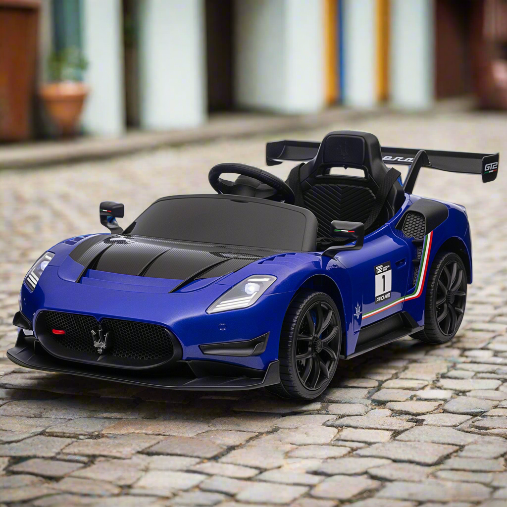 Kahuna Maserati MC20 GT2 Licensed Electric Kids Ride On Race Car Blue