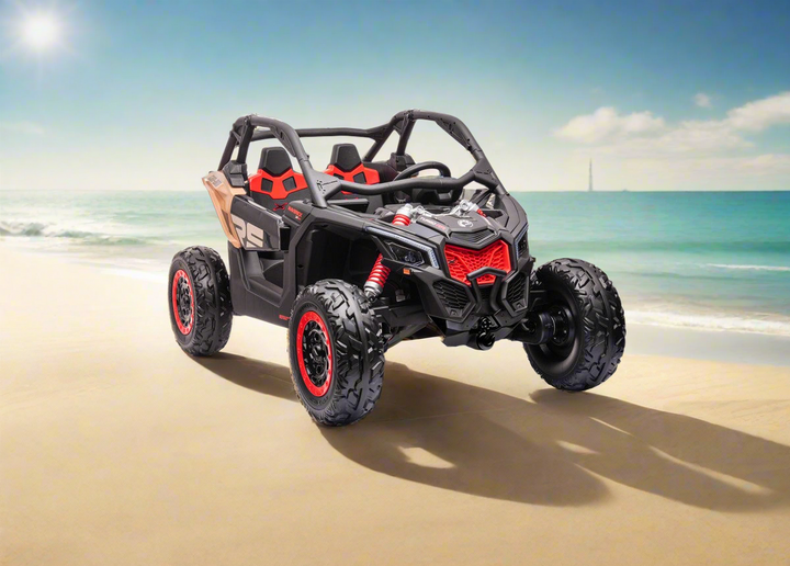 CAN-AM Licensed Electric UTV 24V Kids Ride On - Black