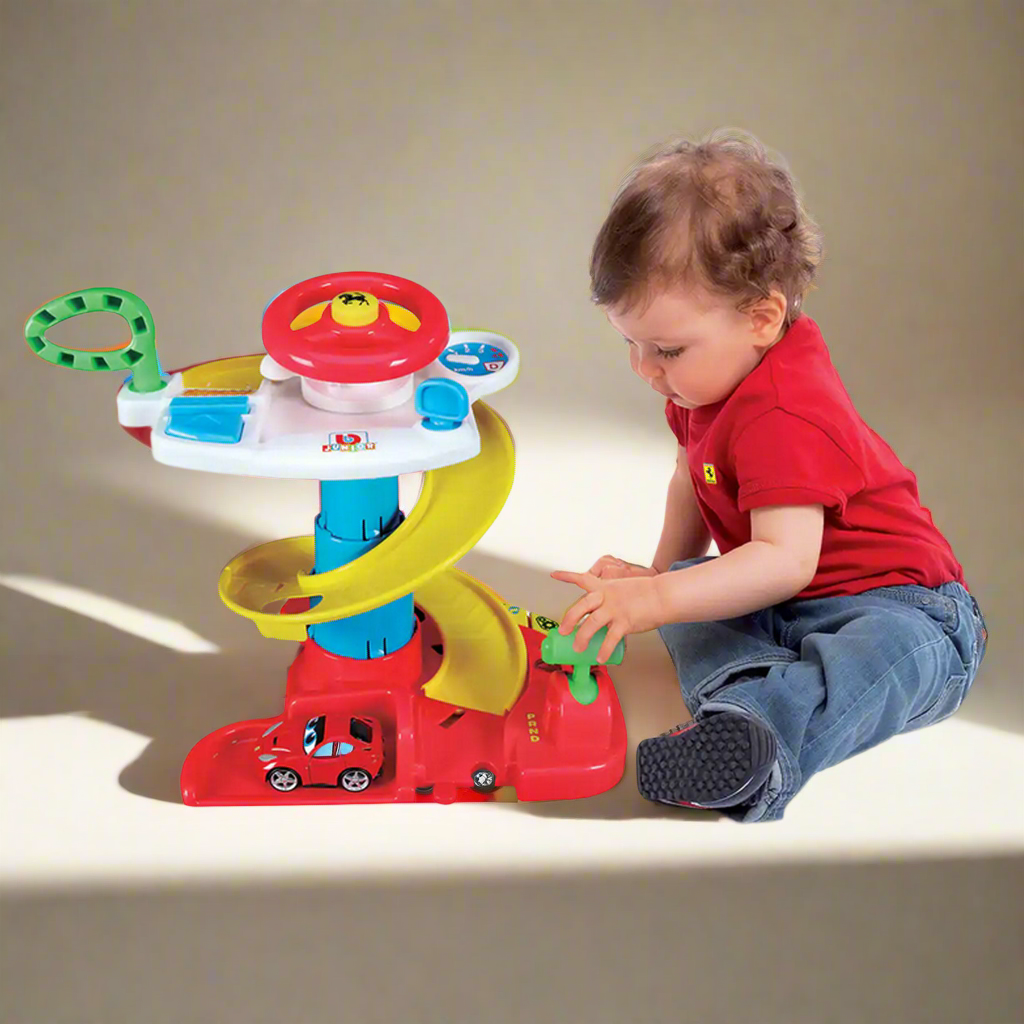 BB Junior Ferrari Dash 2 in 1 Driving Tower with Car