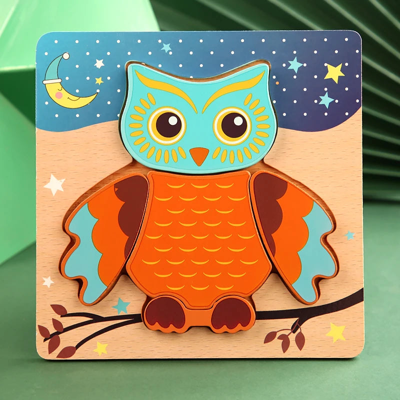 3D Wooden Puzzle - Ladybug