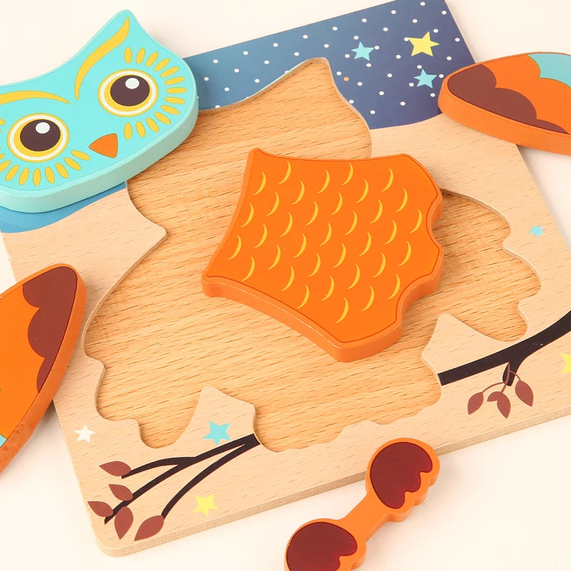 3D Wooden Puzzle - Ladybug
