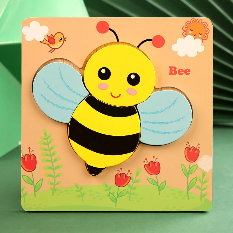 3D Wooden Puzzle - Ladybug