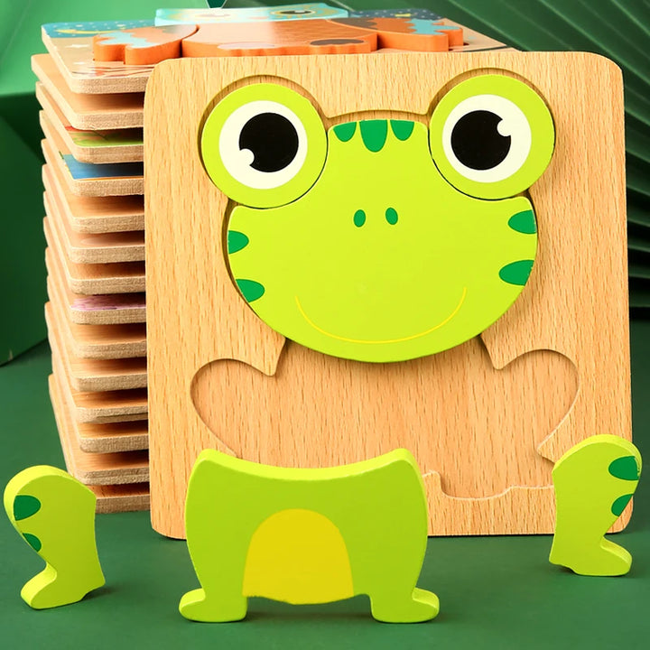 3D Wooden Puzzle - Car