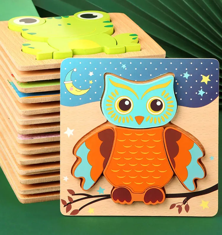 3D Wooden Puzzle - Ladybug