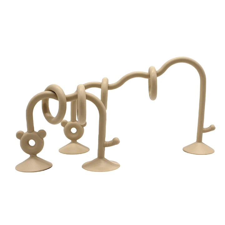 Silicone Tabletop Ring Toy - Beige