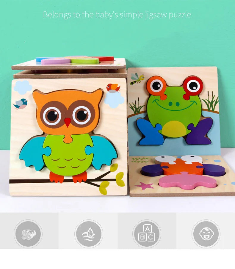 3D Wooden Puzzle - Ladybug
