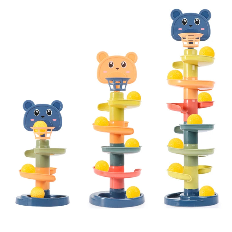 Track Rolling Ball Tower Sensory Toy