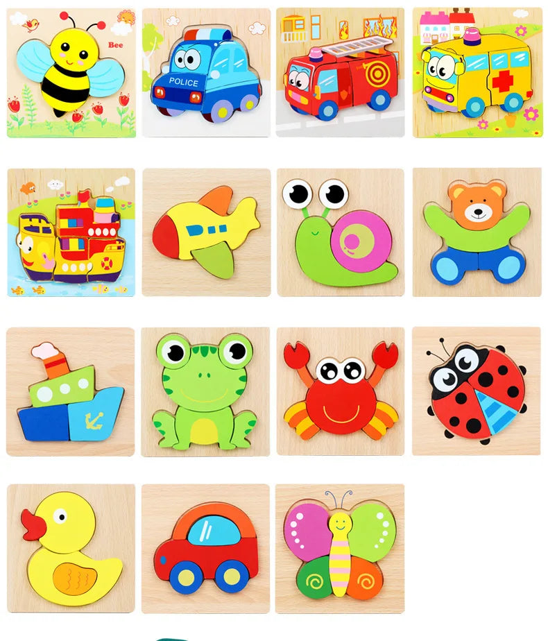 3D Wooden Puzzle - Ladybug