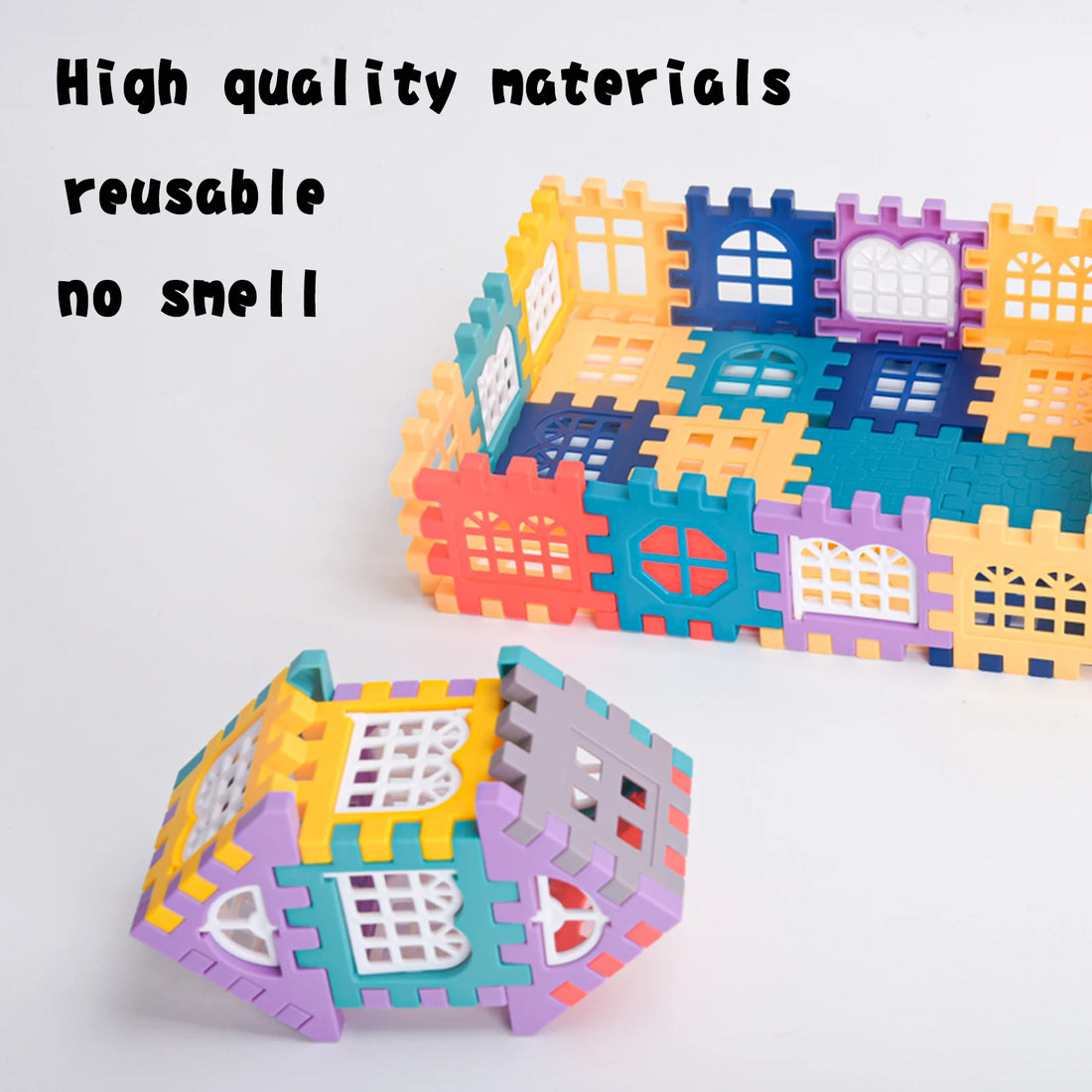 104pcs House Building Blocks