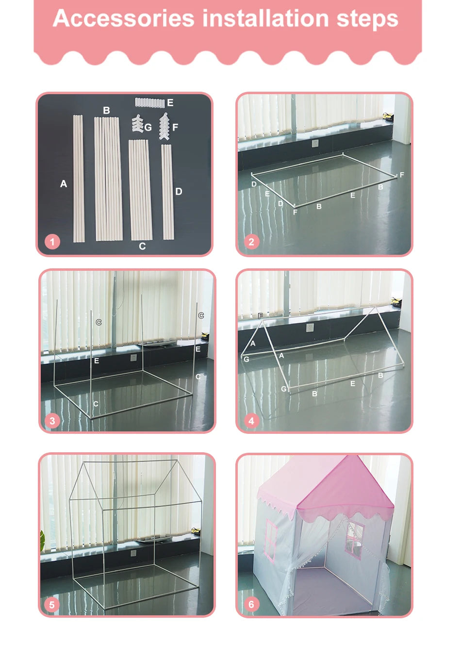 Wigwam Play Tent - Pink