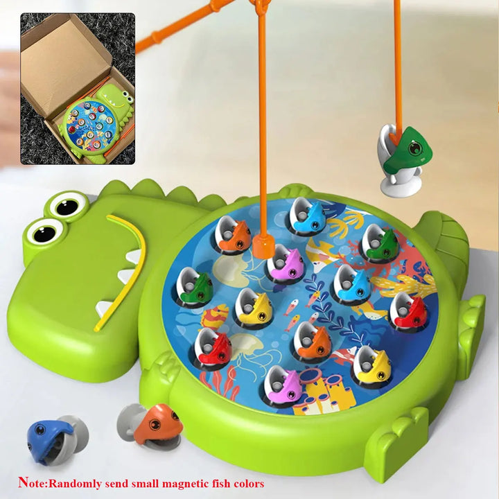 Dinosaur Mini Magnetic Fishing Toy - Blue