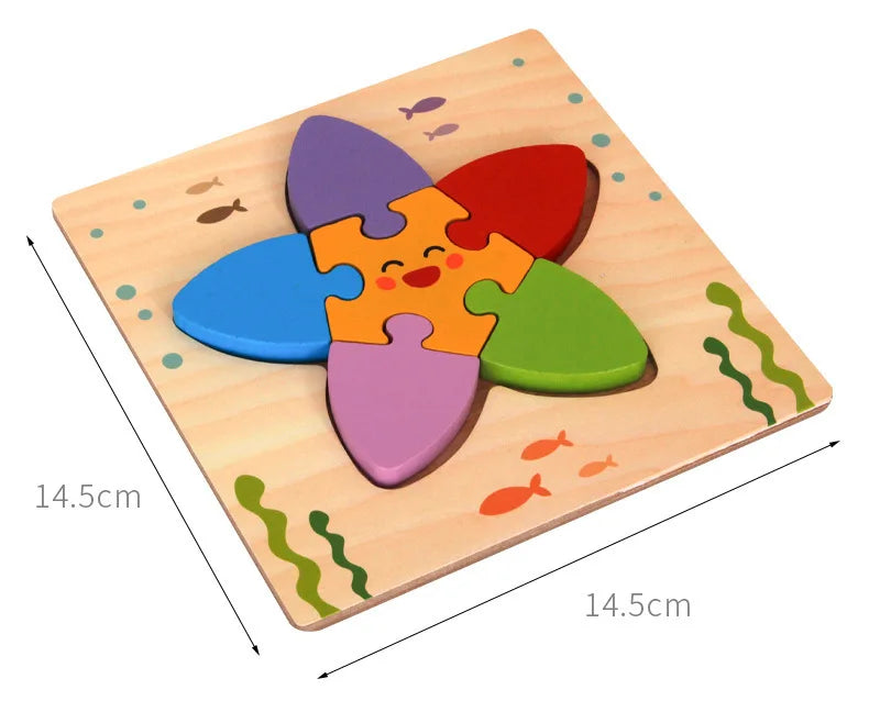 3D Wooden Puzzle - Ladybug
