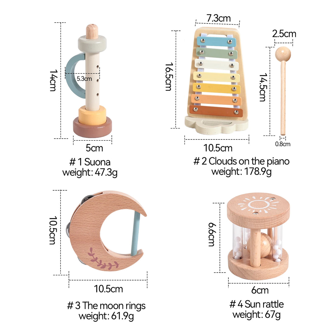 Trumpet Montessori Musical Instrument Toy