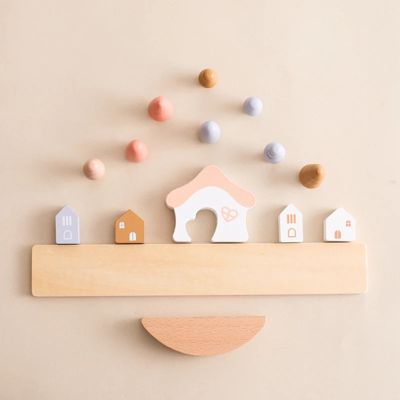 Montessori Wooden Stacking Toy - Forest