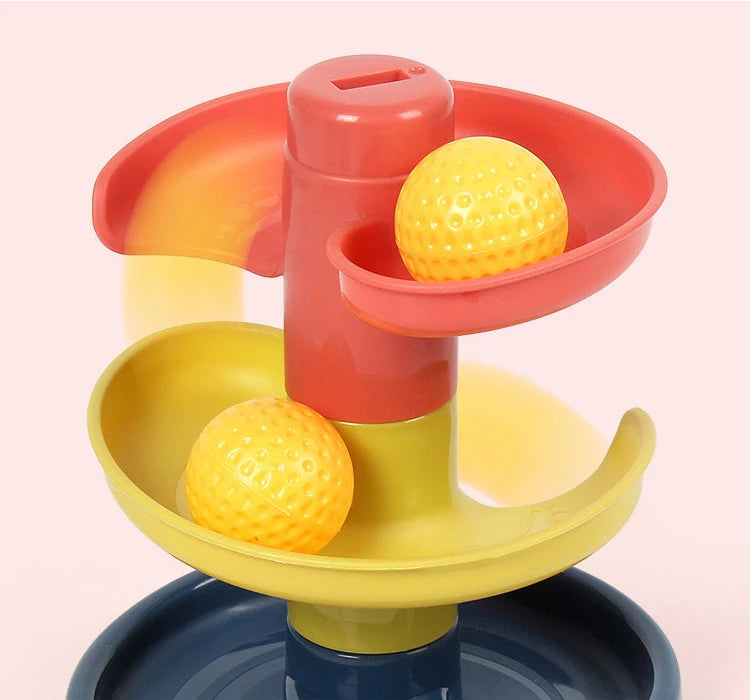 Track Rolling Ball Tower Sensory Toy