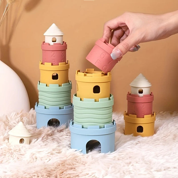 Silicone Stacking Tower Blocks