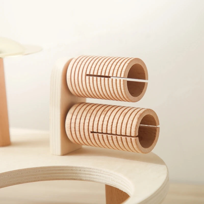 Montessori Wooden Aeolian Bells Percussion Station
