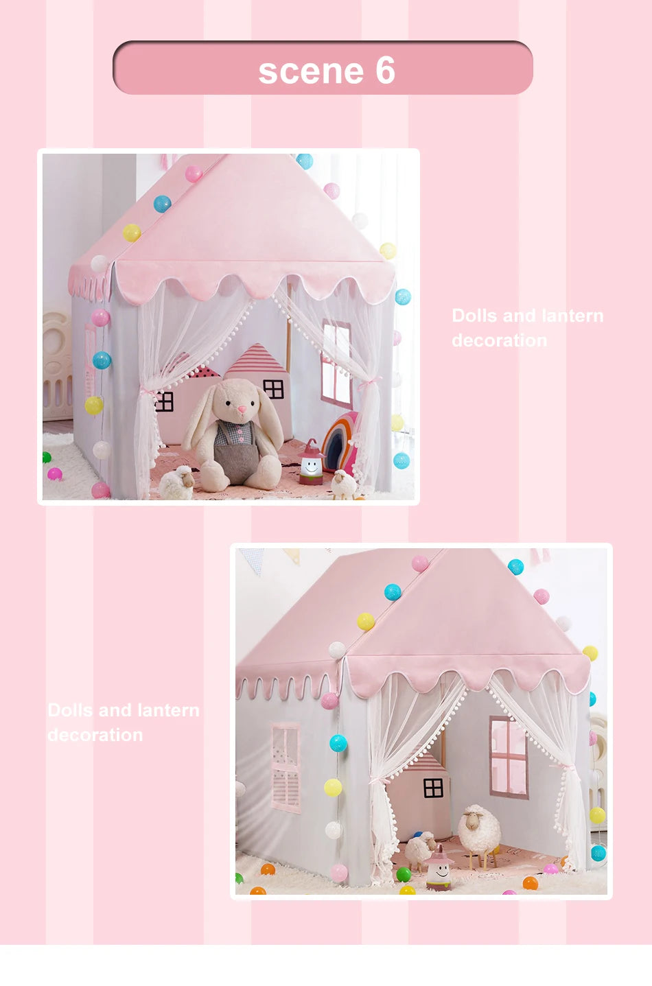 Wigwam Play Tent - Pink