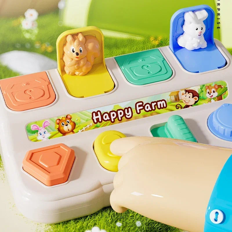 Interactive Pop up Animal Activity Toy