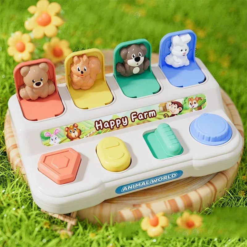 Interactive Pop up Animal Activity Toy