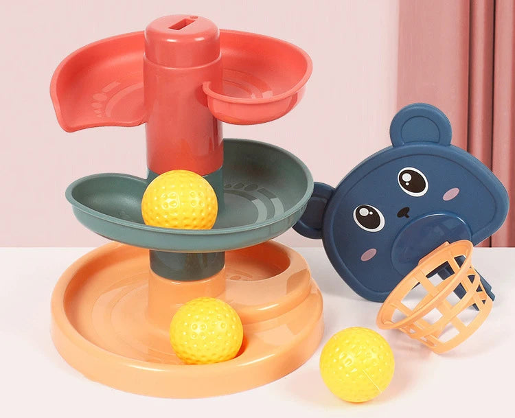 Track Rolling Ball Tower Sensory Toy