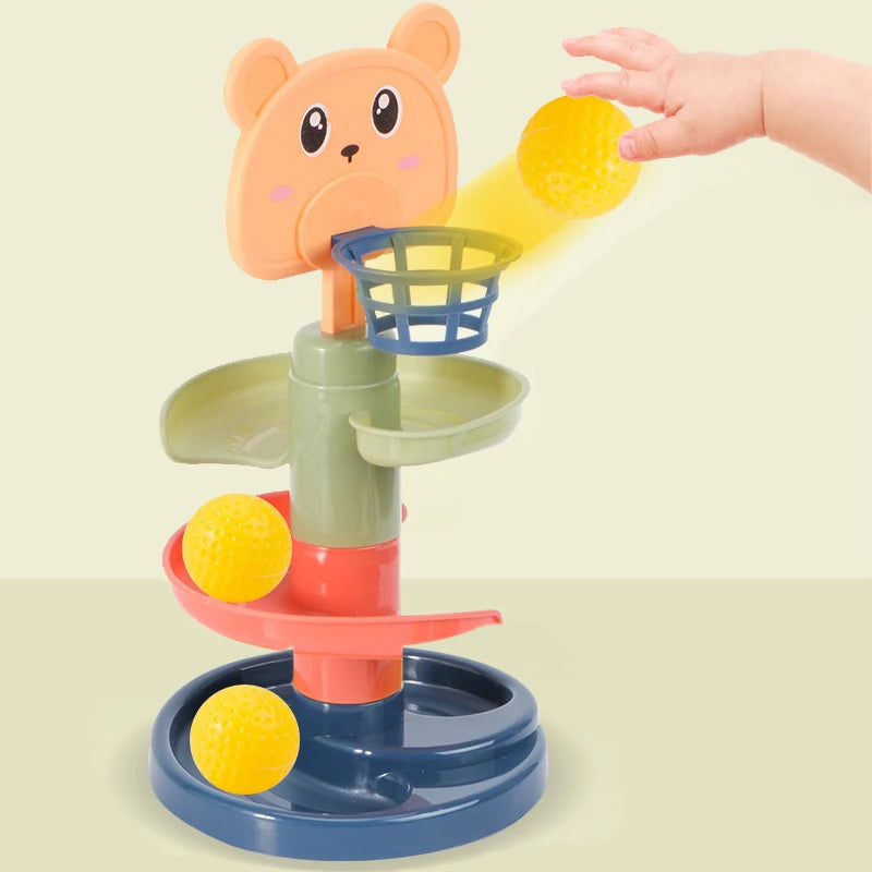 Track Rolling Ball Tower Sensory Toy