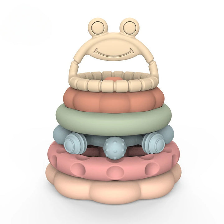Frog Silicone Stacking Toy