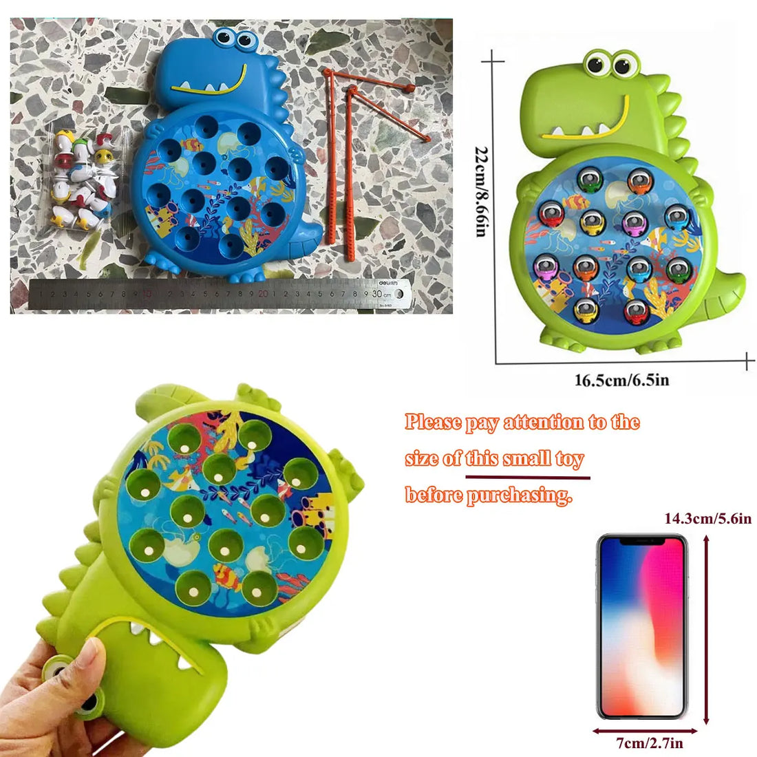 Dinosaur Mini Magnetic Fishing Toy