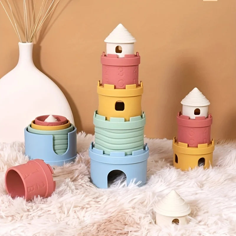 Silicone Stacking Tower Blocks