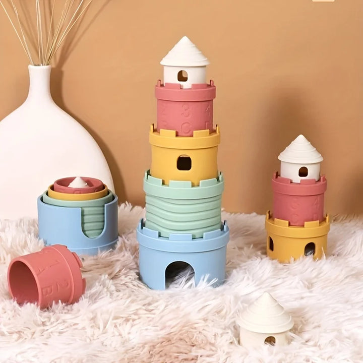 Silicone Stacking Tower Blocks