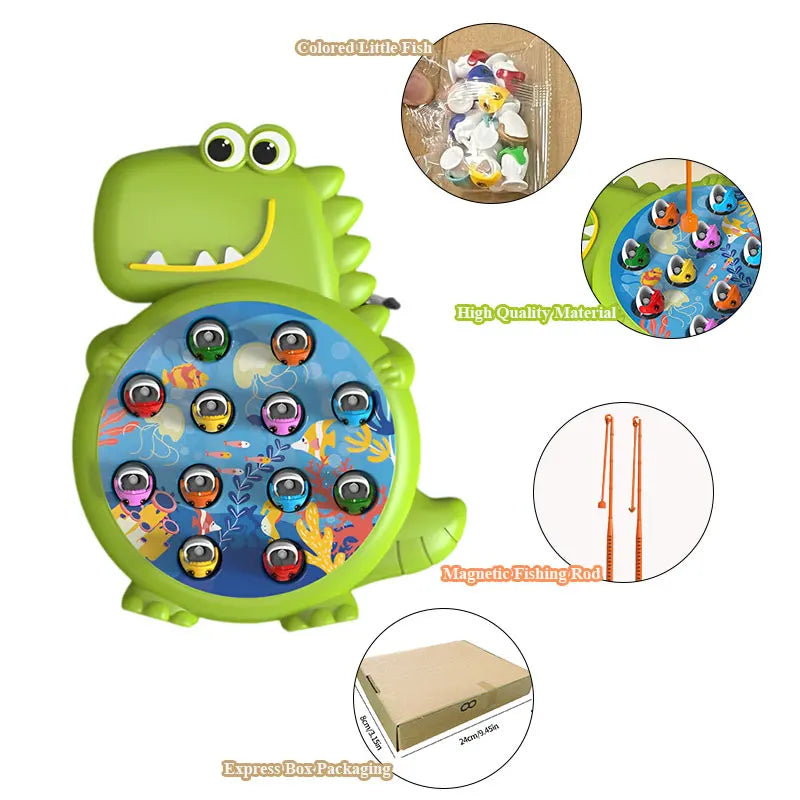 Dinosaur Mini Magnetic Fishing Toy