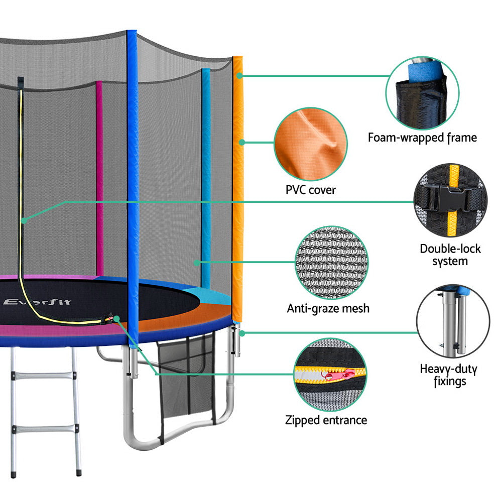 Everfit Trampoline for Kids 10FT Rebounder
