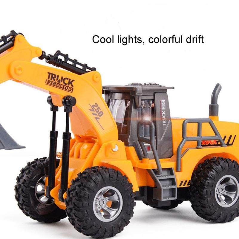 5-way Electric Engineering Vehicle Model with Wireless Remote Control - Bulldozer