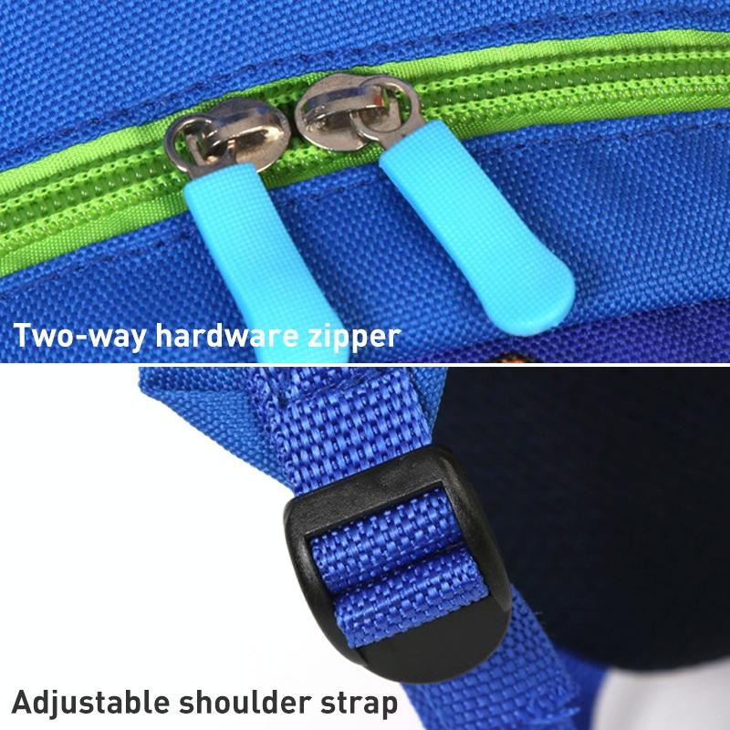 Durable Dinosaur Backpack for Kids - Lost Proof - Blue