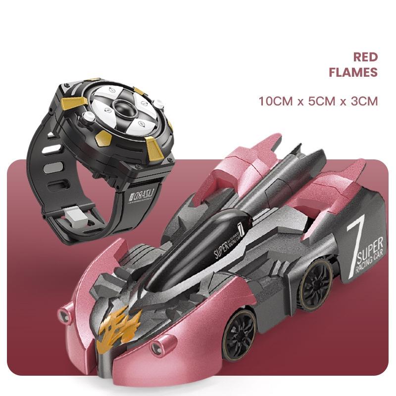 Electric Remote Control Wall Climbing Car for Kids - Mini Toy - Blue Lightning Handle Rc Edition
