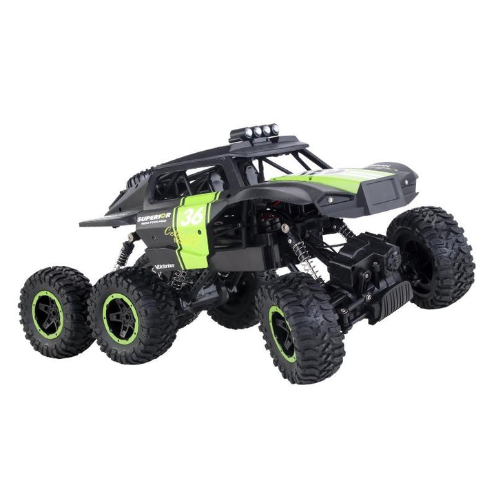 6-drive 2.4g Rc Off-road Car - Remote Control Vehicle - Green