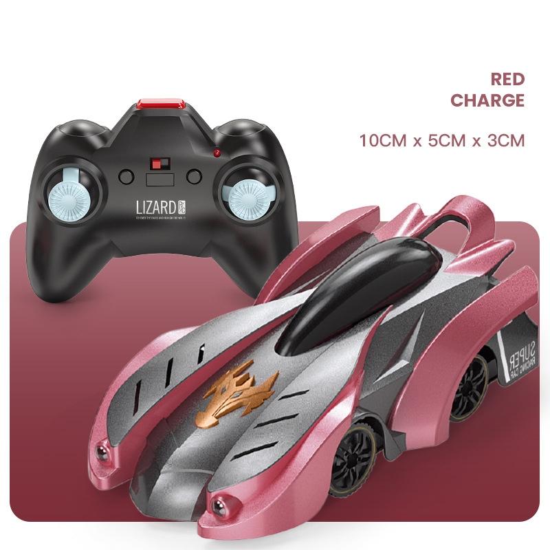 Electric Remote Control Wall Climbing Car for Kids - Mini Toy - Blue Lightning Watch Rc Edition