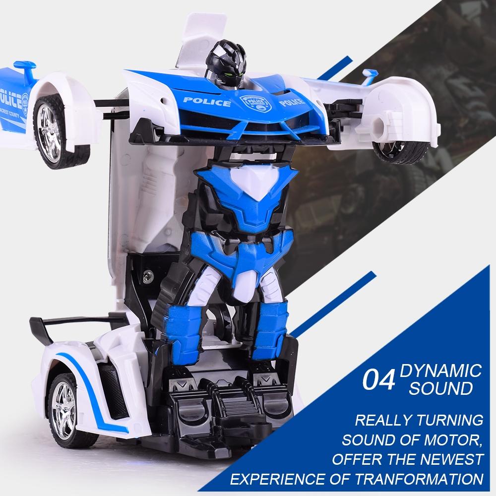 Remote Control Deformed Car - 4 Channels Blue