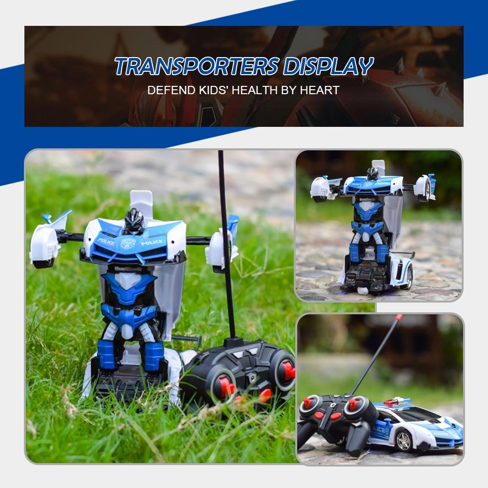 Remote Control Deformed Car - 4 Channels Blue