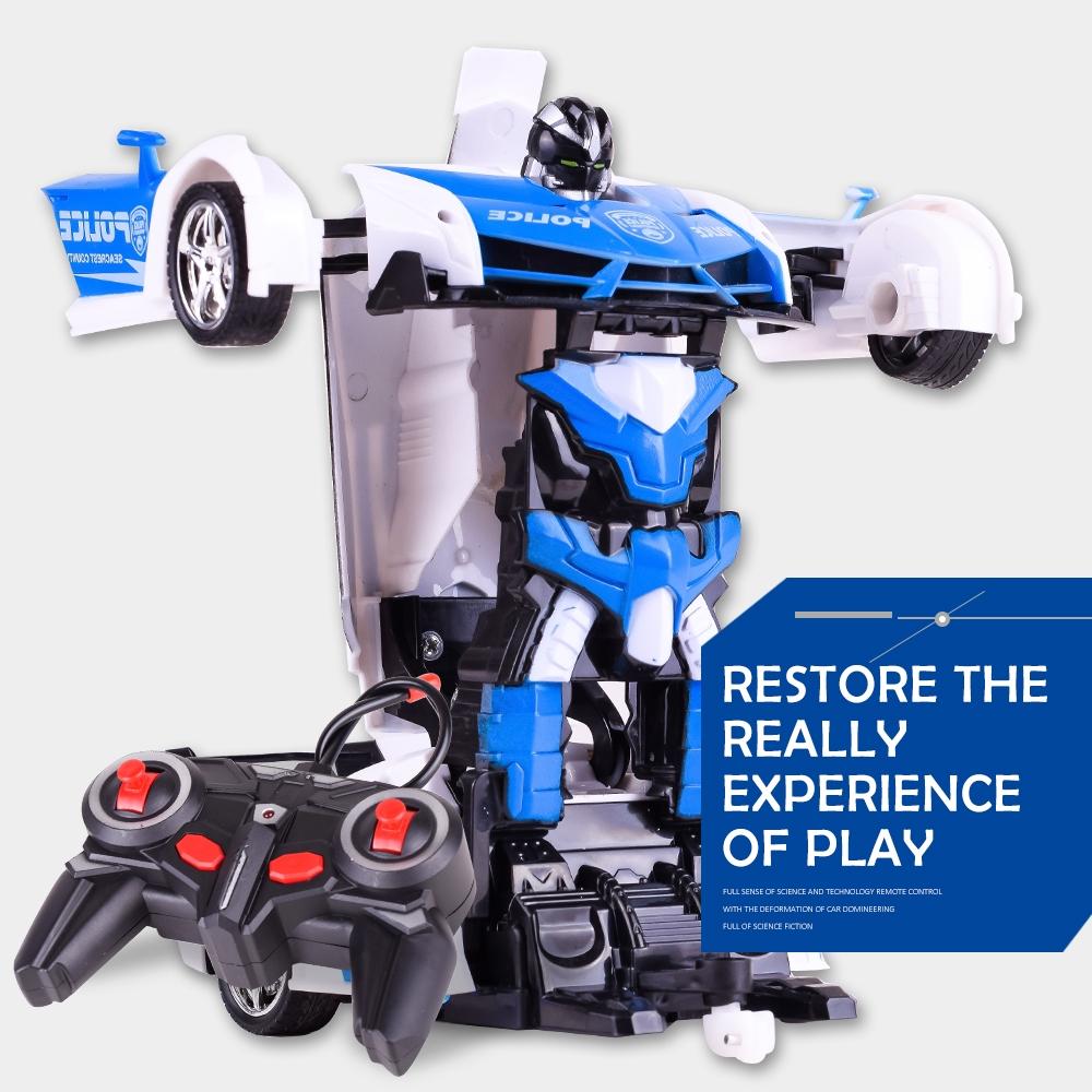 Remote Control Deformed Car - 4 Channels Blue