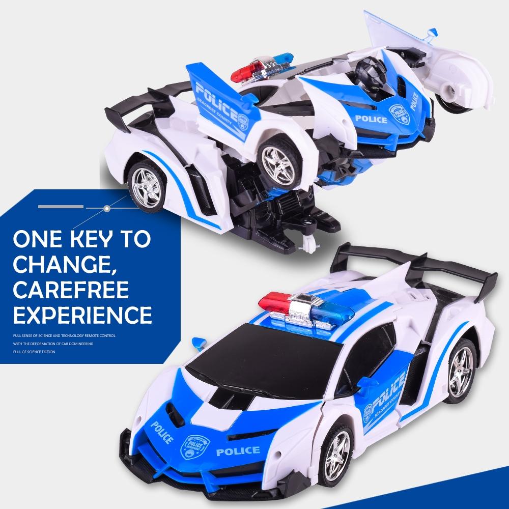 Remote Control Deformed Car - 4 Channels Blue