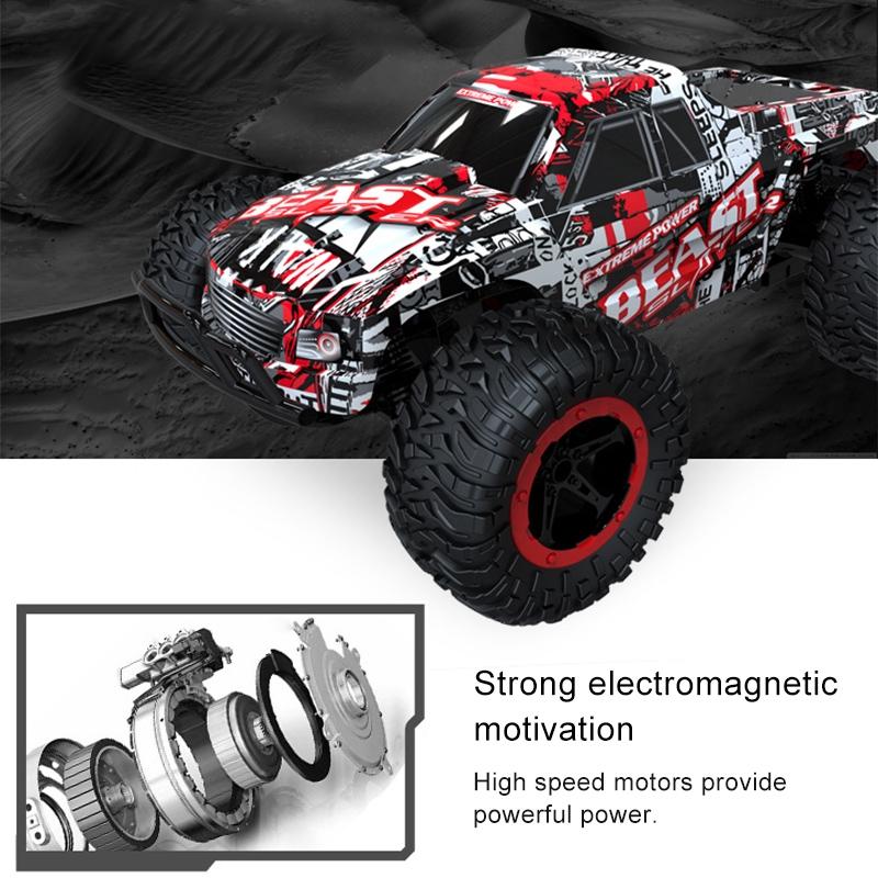 1 16 Off-road Rc Drift Car with 2.4g Wireless Remote Control - Red